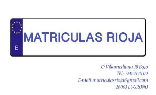 MATRICULAS RIOJA