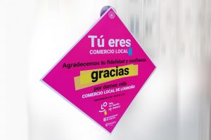 "Tú eres comercio local" es el lema de la última acción publicitaria para promocionar el comercio de Logroño