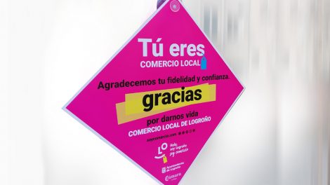 "Tú eres comercio local" es el lema de la última acción publicitaria para promocionar el comercio de Logroño