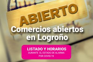 Comercios abiertos en Logroño