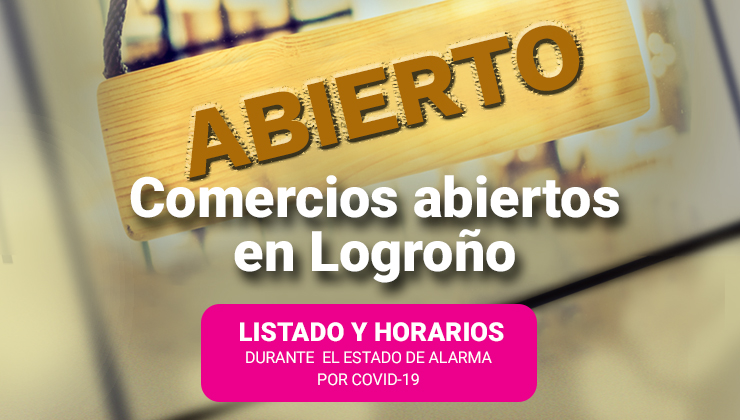 Comercios abiertos en Logroño