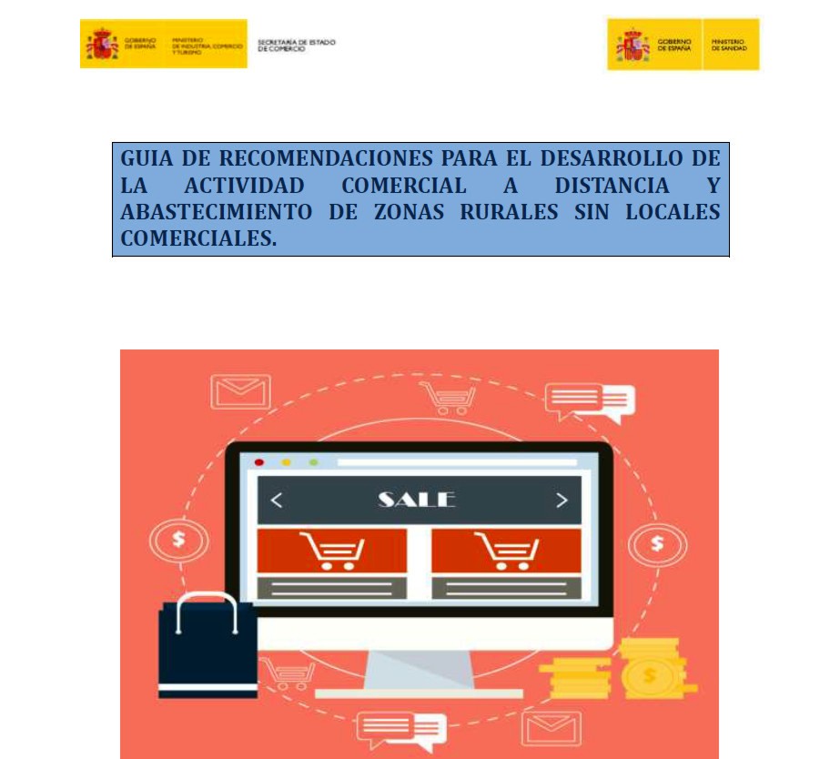 imagen guia recomendaciones actividad comercial a distancia